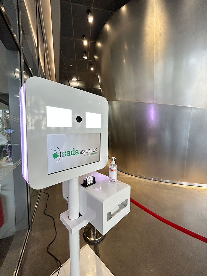 Borne photo avec option livre d'or à Béziers 34500