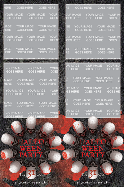 Location de borne à selfie pour soirée d'Halloween sur Montpellier