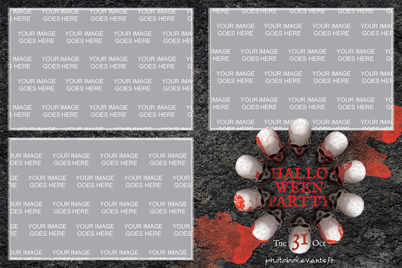 Location de borne à selfie pour soirée d'Halloween sur Montpellier