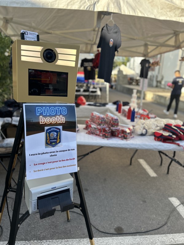 Location de borne photo pour une journée porte ouverte à Pignan