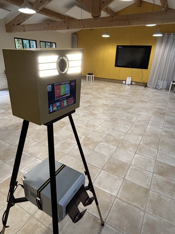 Photomaton en location pour un mariage sur Pignan