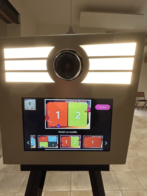 Photomaton en location pour un mariage sur Pignan